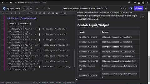 Case Study 1 - Modul 3 ( if & while )