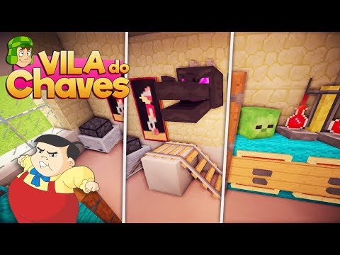 Vila do Chaves: Decorando o Quarto do Nhonho! (21) | Minecraft