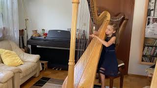Mchedelov - Aljonushka. Aryana Devine - 8-year old harpist.