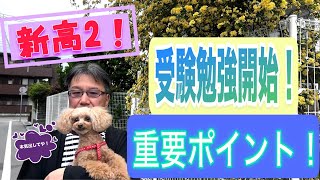 【大学受験】新高２！受験勉強開始！最重要ポイント！