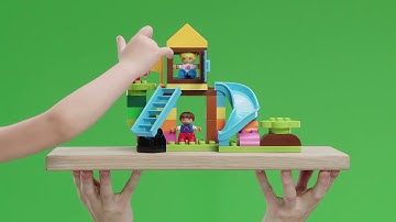 LEGO 10864 DUPLO My First Large Playground Brick Box Toy- Smyths Toys