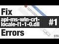 Fix api-ms-win-crt-locale-l1-1-0.dll Errors Method #1 | 2018