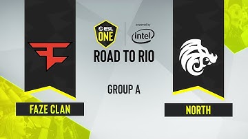 CS:GO - FaZe Clan vs. North [Overpass] Map 1 - ESL One: Road to Rio - Group B - EU