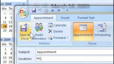 How to make an appointment private in Outlook