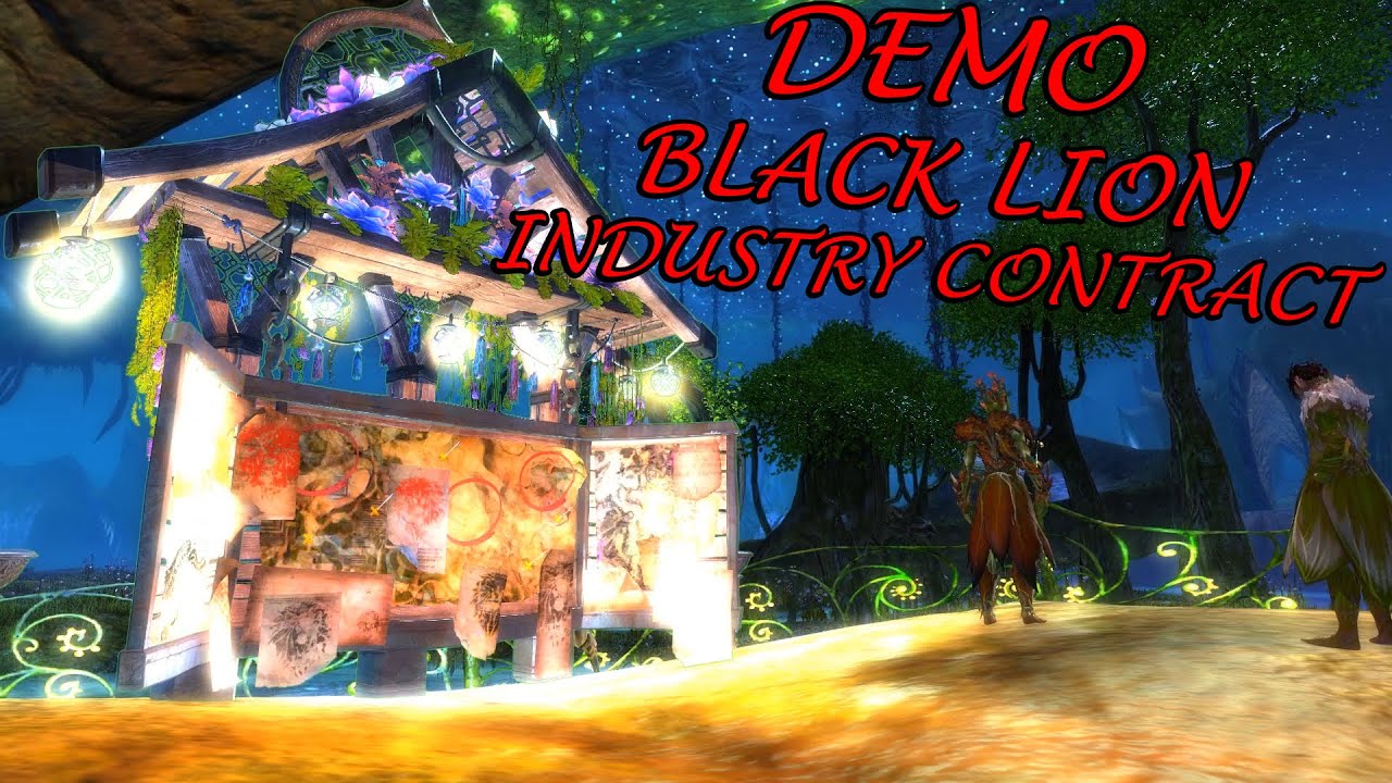 Guild Wars 2 Black Lion Industry Contract Demo YouTube