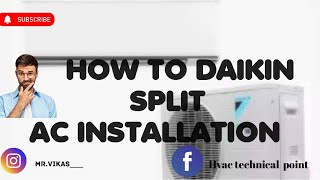 split air conditioner installation  step by step How to install mini split air conditioner ..