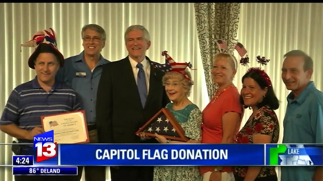 Flags flown over the Capitol YouTube