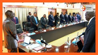 President William Ruto conducts cabinet meeting at Sagana State Lodge in Nyeri County