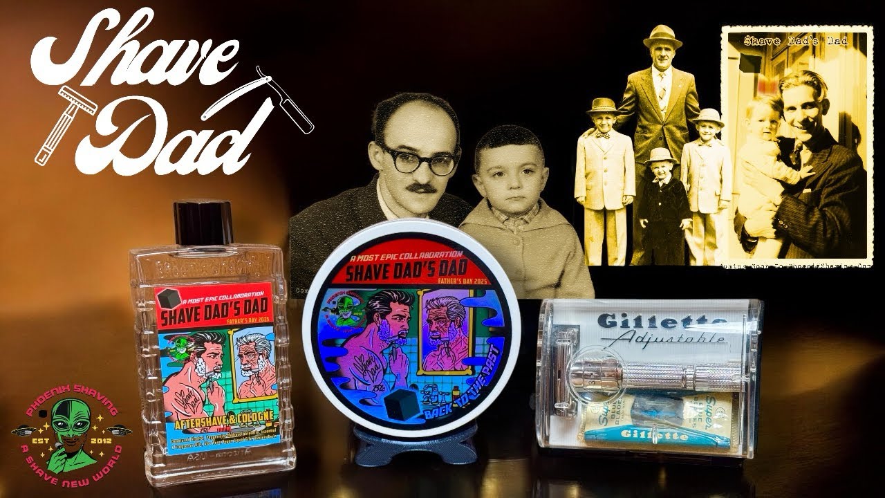 Shave Dads Dad Limited Edition Release in collaboration with Phoenix Shaving - Razor 1958 Fatboy
