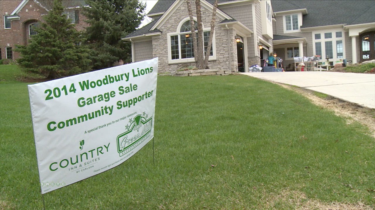 Woodbury Lions Club Garage Sale: May 12 -14 2016 - YouTube