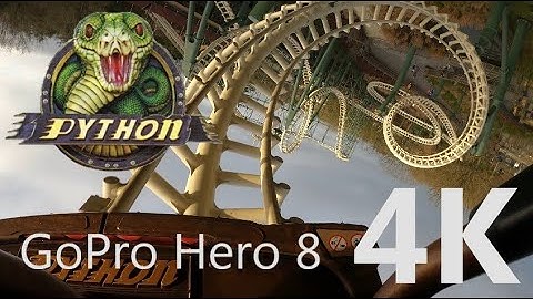 Python - 4K Onride 2019 - Efteling - Vekoma/CSM Steelstructures - 1st Row - POV