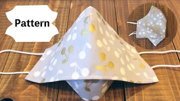 New Design - Breathable Face Mask Sewing Tutorial｜PDF Printable Pattern - Size M