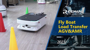 Intelligent Mobile Robot Chassis Obstacle Avoidance Test | Fly Boat Load Transfer AGV.