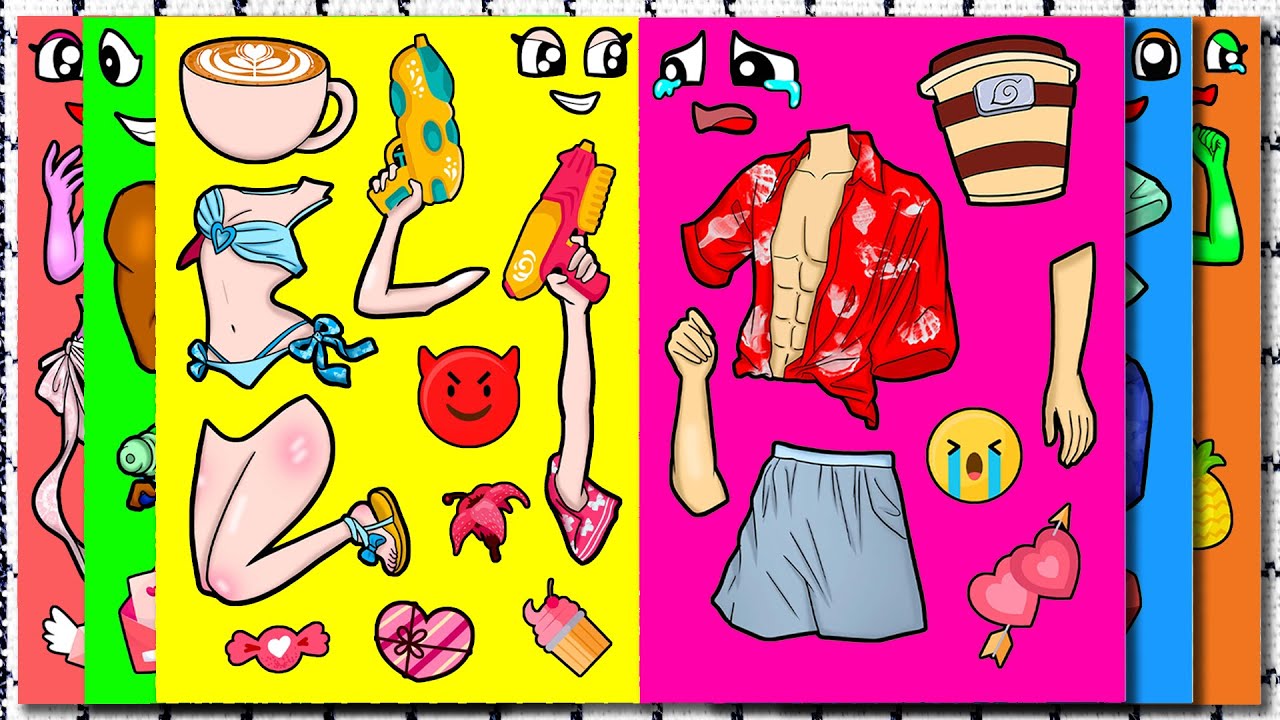 Ballerina Cappuccina’s Beach Party with Brainrot Boys – Italian Brainrot | Sticker Book ASMR