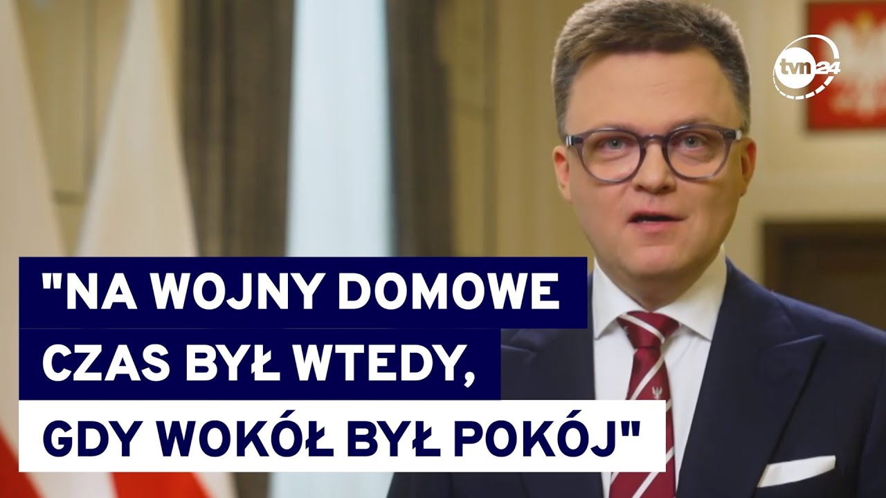 Orędzie marszałka Sejmu Szymona Hołowni