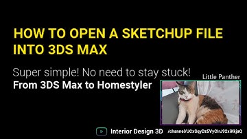 How to import ANY SketchUp 3D Blocks into 3DS Max using Sketchup 2020 + 3DS Max 2018! July-2020