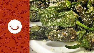 cómo preparar pimientos de padrón