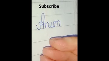 Anum in joining writing #shorts #viral #anumam #anum #shortvideo #namestatus