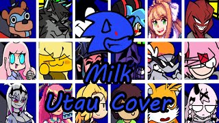 Milk but Every Turn a Different Character Sings (FNF Milk Everyone Sings It) - [UTAU Cover]