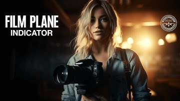 WHAT IS THE FILM PLANE INDICATOR THAT ODD SYMBOL ON THE CAMERA?