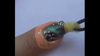 Праздничный маникюр с Masura / Nail design with glitter and Masura Праздничный маникюр с Masura / Nail design with glitter and Masura