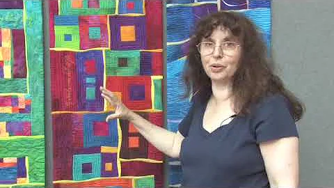 Alicia Merrett: Contemporary Art Quilt Demonstrati...