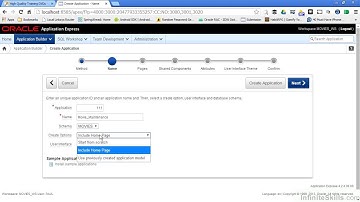 Oracle Application Express Tutorial | Creating A New Application - Part 1