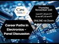 Career paths in electronics panel discussion webinar
