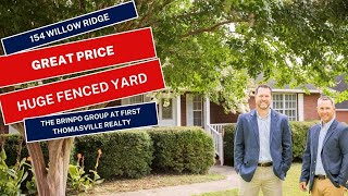 Great Home! Great Price! Home For Sale! 154 Willow Ridge, Thomasville Georgia