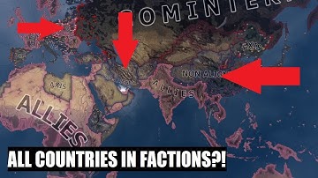 HOI4 Timelapse || What if countries were in factions based on the starting ideology in 1936?!