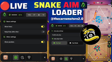 🔴 Live Snake Aim Tool in Carrom Pool | 100% Working Autoplay Hack 2025 | Carrom Pool New Trick