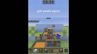 nasıl gizli sandık yapılır #minecraft #gizlisandık #redstone #redstonetutorial #minecraftshorts