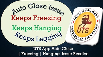 How to Solve UTS App Auto Close | Keeps Freezing | Not Responding Issue Solve on Android