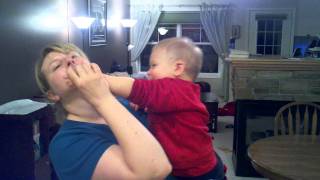 Noah giggles