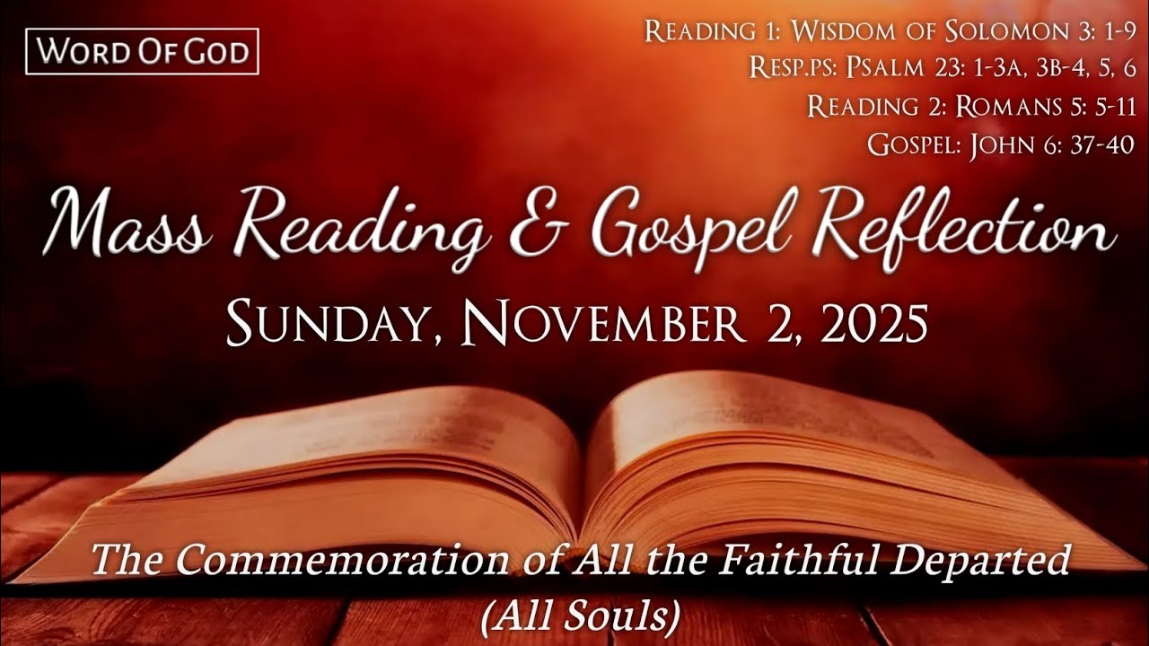 Today's Catholic Mass Readings and Gospel Reflection - Sunday, November ...