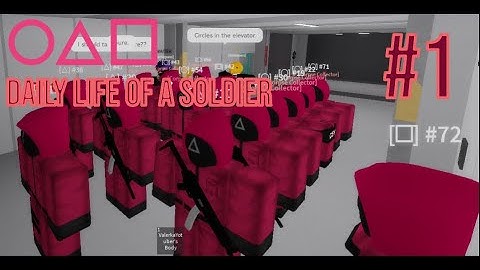 Soldier daily life #1 | "Tug of war." | [Squid game UNITY RP]