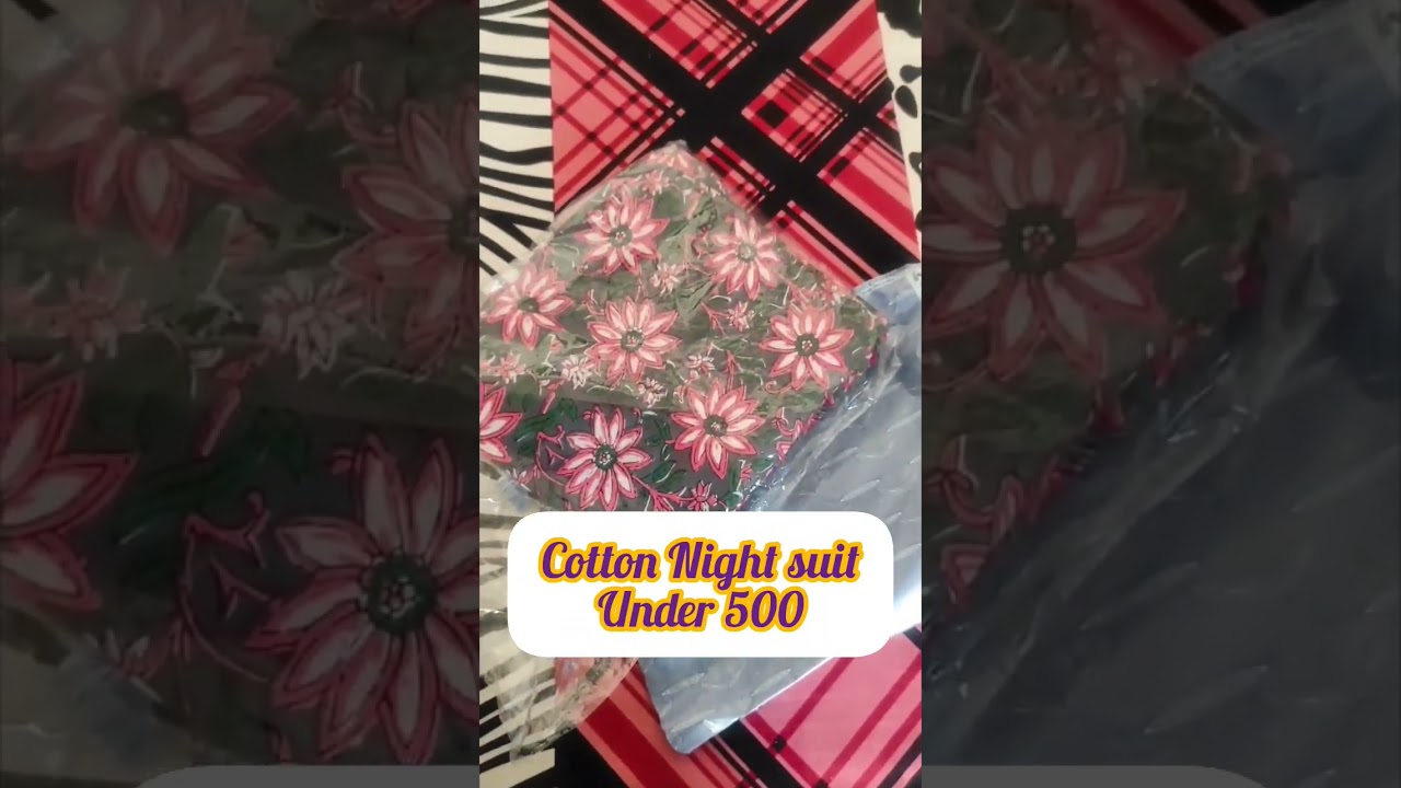 Cotton Night Suit under 500 | Meesho ❤️