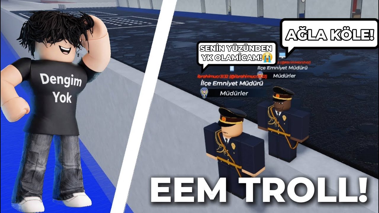 EEM || EMNİYET MÜDÜRÜ OLUP  HERKESİ OYUNDAN BEZDİRDİM HERKES ŞİKAYETÇİ -Türk Polis Oyunu Troll