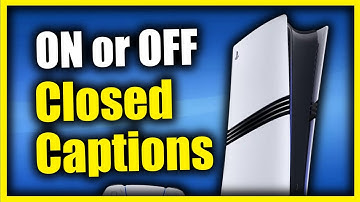 How to Turn On or OFF the Closed Captions or Subtitles on PS5 Pro (Settings Tutorial)