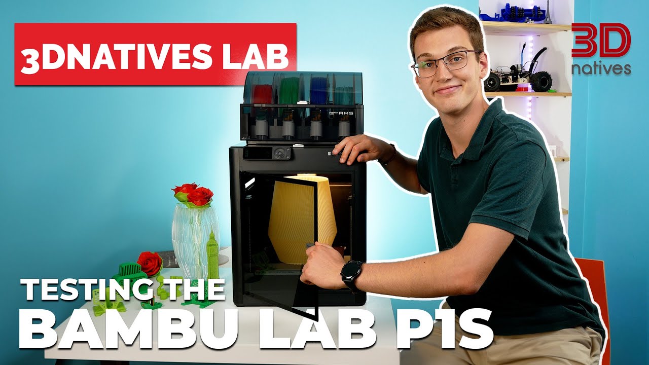 Bambu Lab P1S 3D printer with closed body