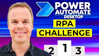 RPA Challenge in Power Automate for Desktop (Selectors)