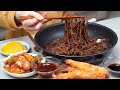 Daily life of Korean Housewife :) black bean noodles, fried shrimp, cucumber salad | bokyoung.