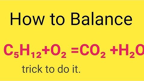C5H12 +O2 =CO2 +H2O Balanced Combustion(Pentane) Equation| Reaction for AP Chemistry & MCAT USA