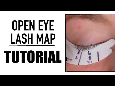 Creating an Open Eye Lash Mapping | Lash Artist Tips