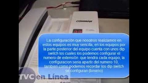 COMMAX dTP90RN- INTERCOMUNICADOR POR VOZ/