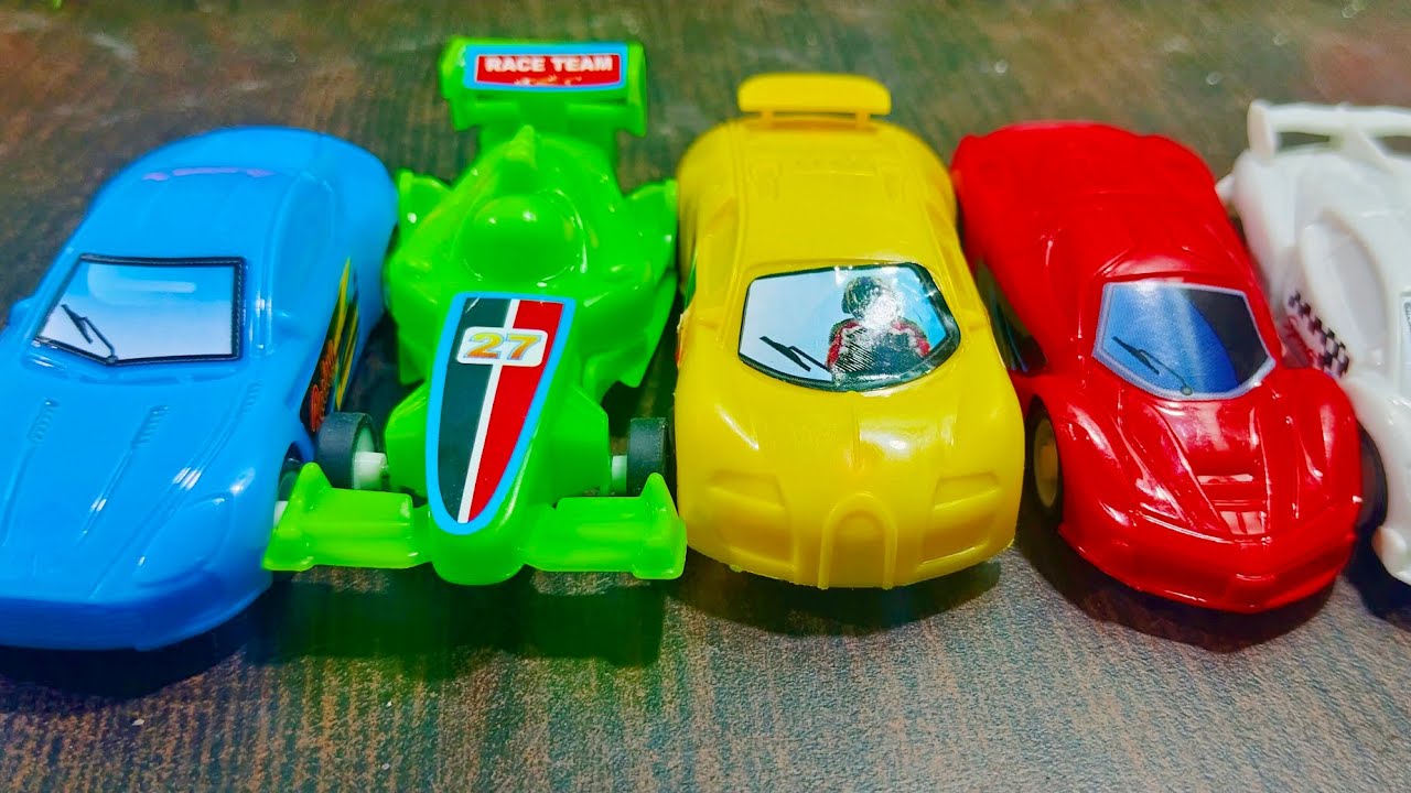 🚗🌈 Colorful Toy Cars Fun Play for Kids | Learning Colors with Toy Cars ...