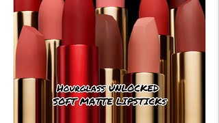 New Hourglass Unlocked Soft Matte Lipsticks swatches and first impressions screenshot 4