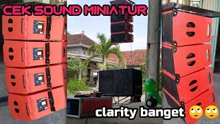 Download Mp3 Cek sound miniatur 6 in clarity banget