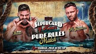 Josh Woods vs Nigel Mcguinness pure rules match at Ring of Honour Supercard of Honour full match