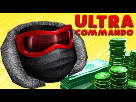 Only One Person In Roblox Owns This Item And It S Limited Youtube - new roblox ultra commando make a wish hat for cancer 2018